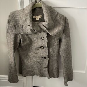 CASCH Boiled Wool Sweater/Jacket